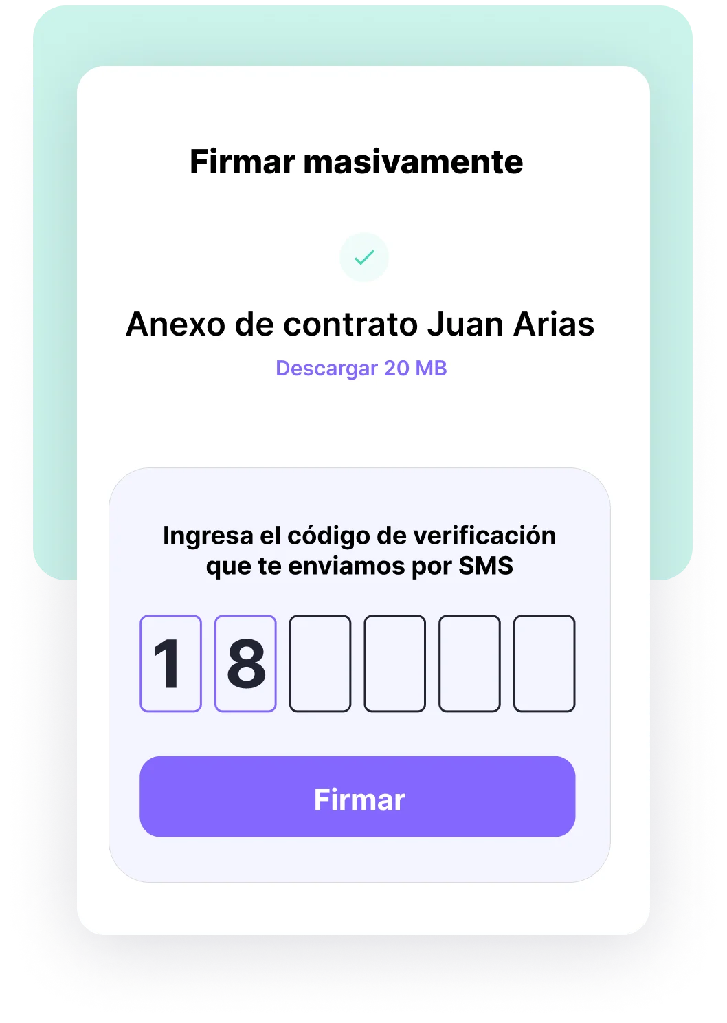 Firma Digital screenshot: Sign documents remotely