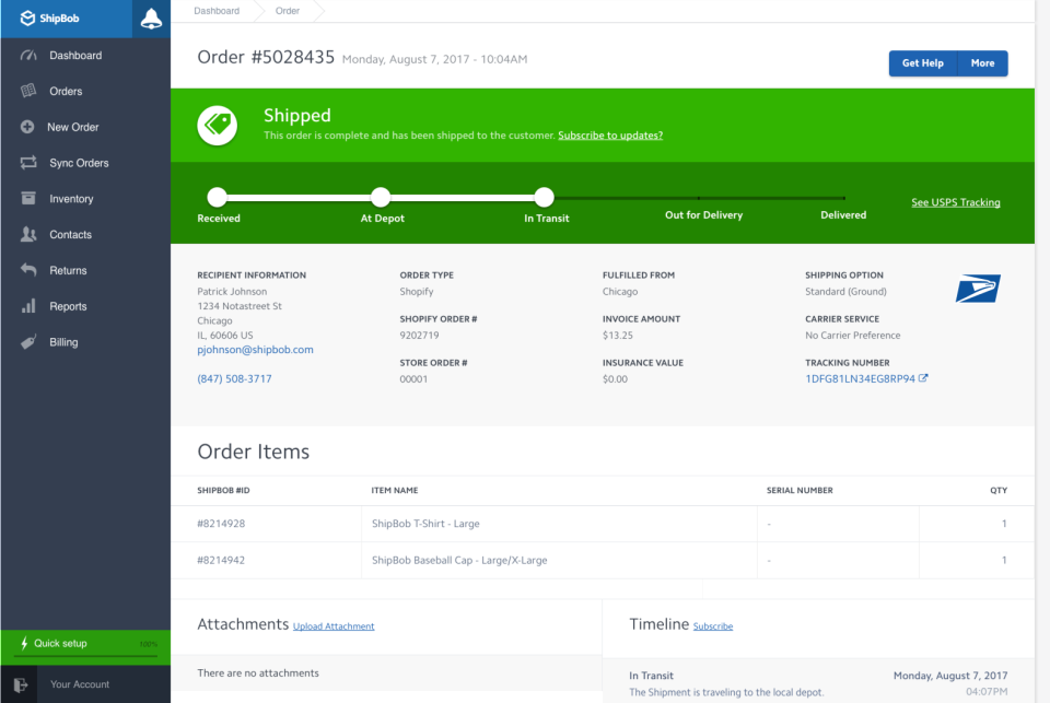 ShipBob Software - 1