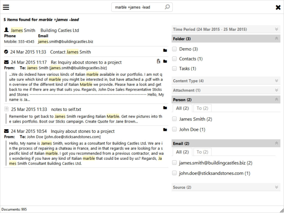Advanced use of query ter-thumb