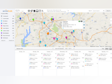ServiceTrade Software - User-friendly, map-based, drag-and-drop scheduler.