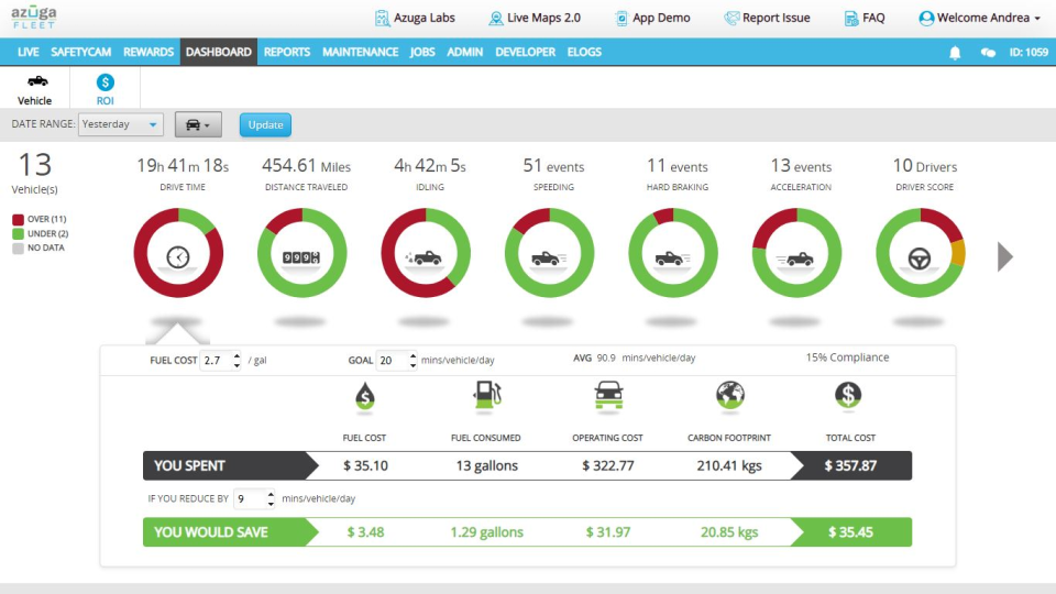 Azuga Fleet Pricing, Reviews & Features - Capterra Canada 2024