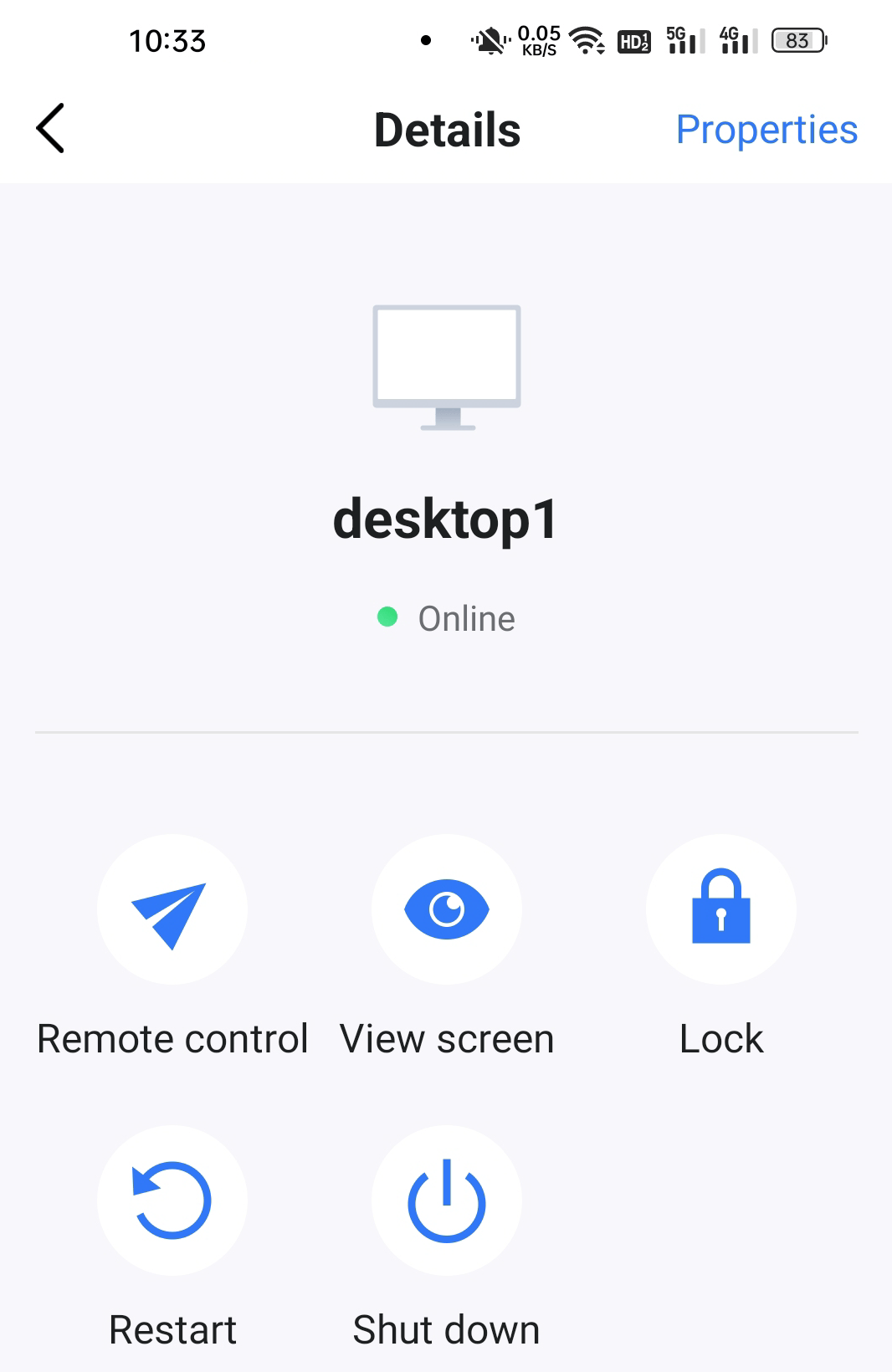 Control computer from Android device.