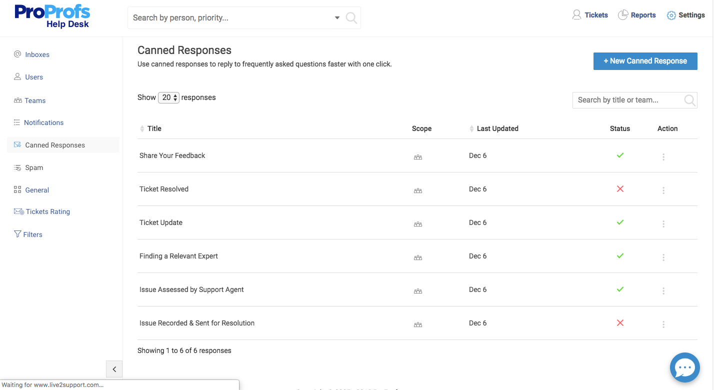 ProProfs Help Desk Logiciel - 3