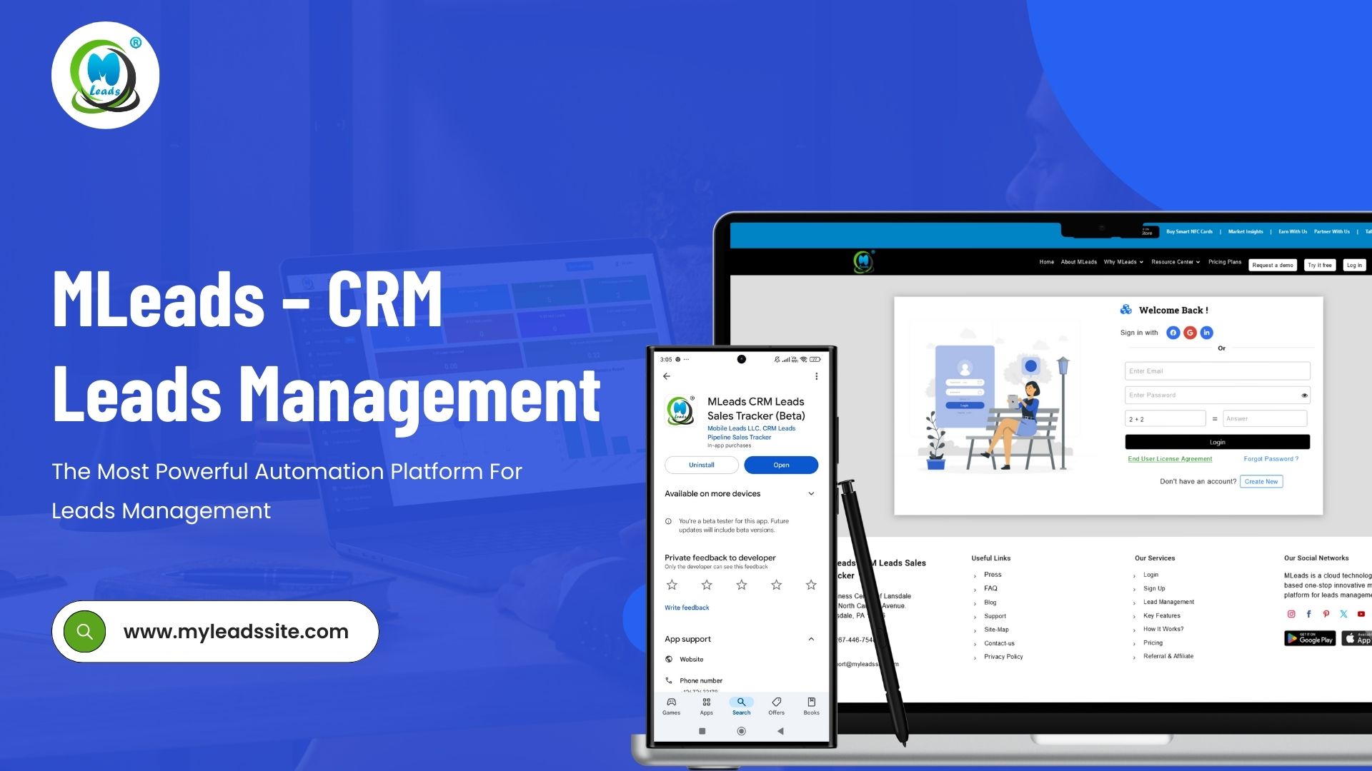 MLeads screenshot: MLeads- CRM Leads Management
The most powerful automation platform for lead management.