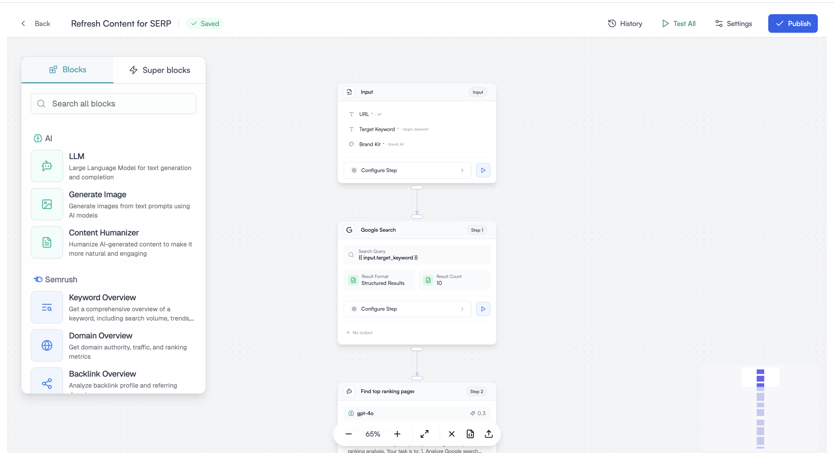 Slate screenshot: Slate is the only GEO platform that connects AI search monitoring directly to automated content execution.
