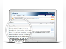 Velocify Software - Velocify-SalesManagement-CurrentFilters