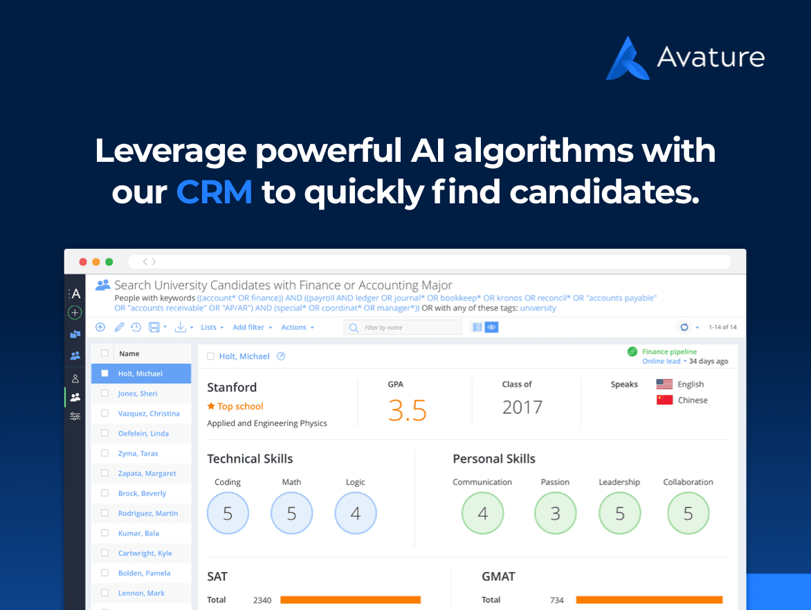 Avature Software - 2024 Reviews, Pricing & Demo