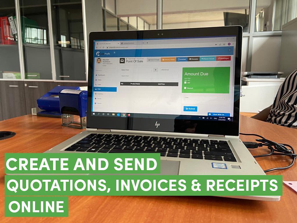 Cute Profit screenshot: accounting software Kenya