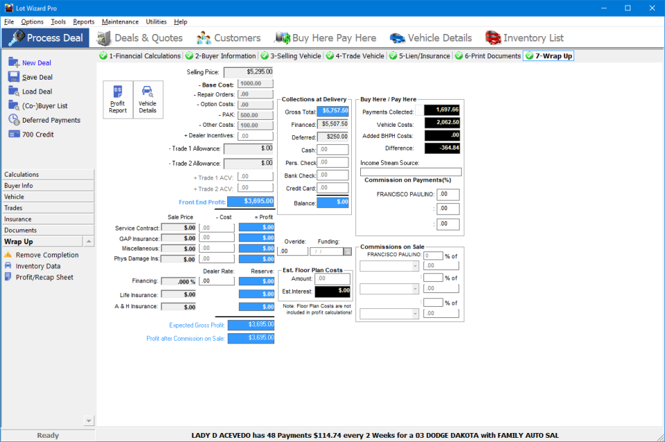 Lot Wizard Pro Software - 4