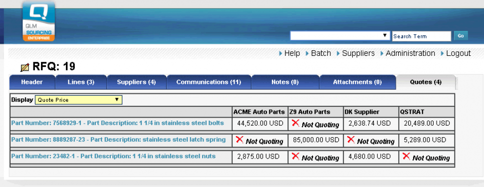 QLM Distributor Quoting Logiciel - 5