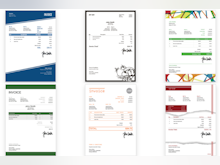 Invoice Home Software - Choose from a variety of templates