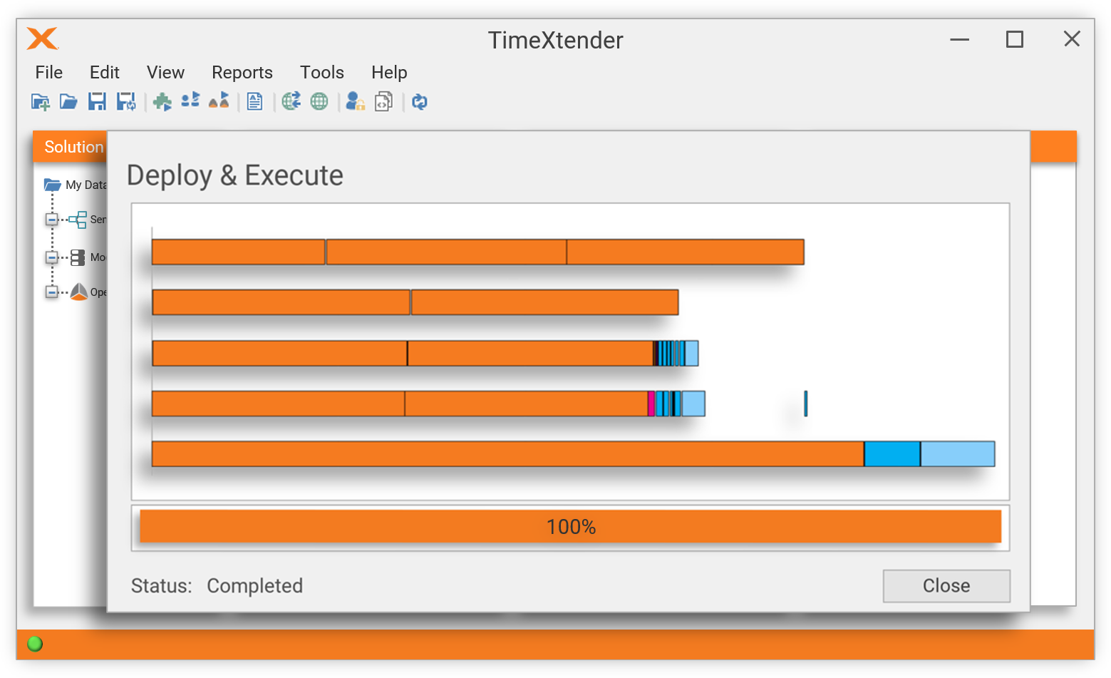 Deploy and execute changes to your data estate fast with TimeXtender's intelligent deployment.