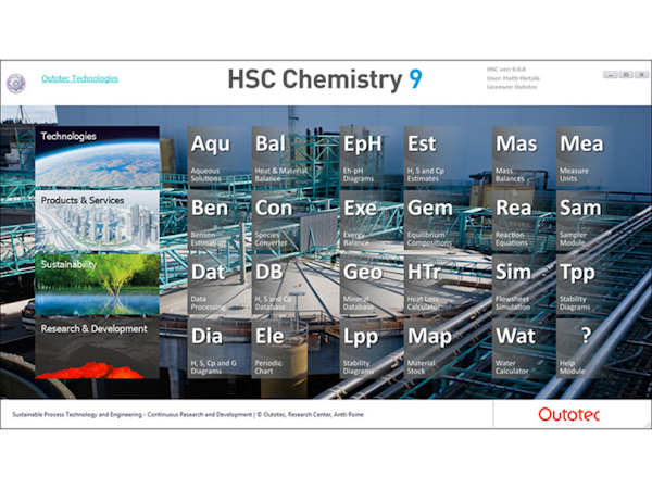 HSC Chemistry Logiciel - 1