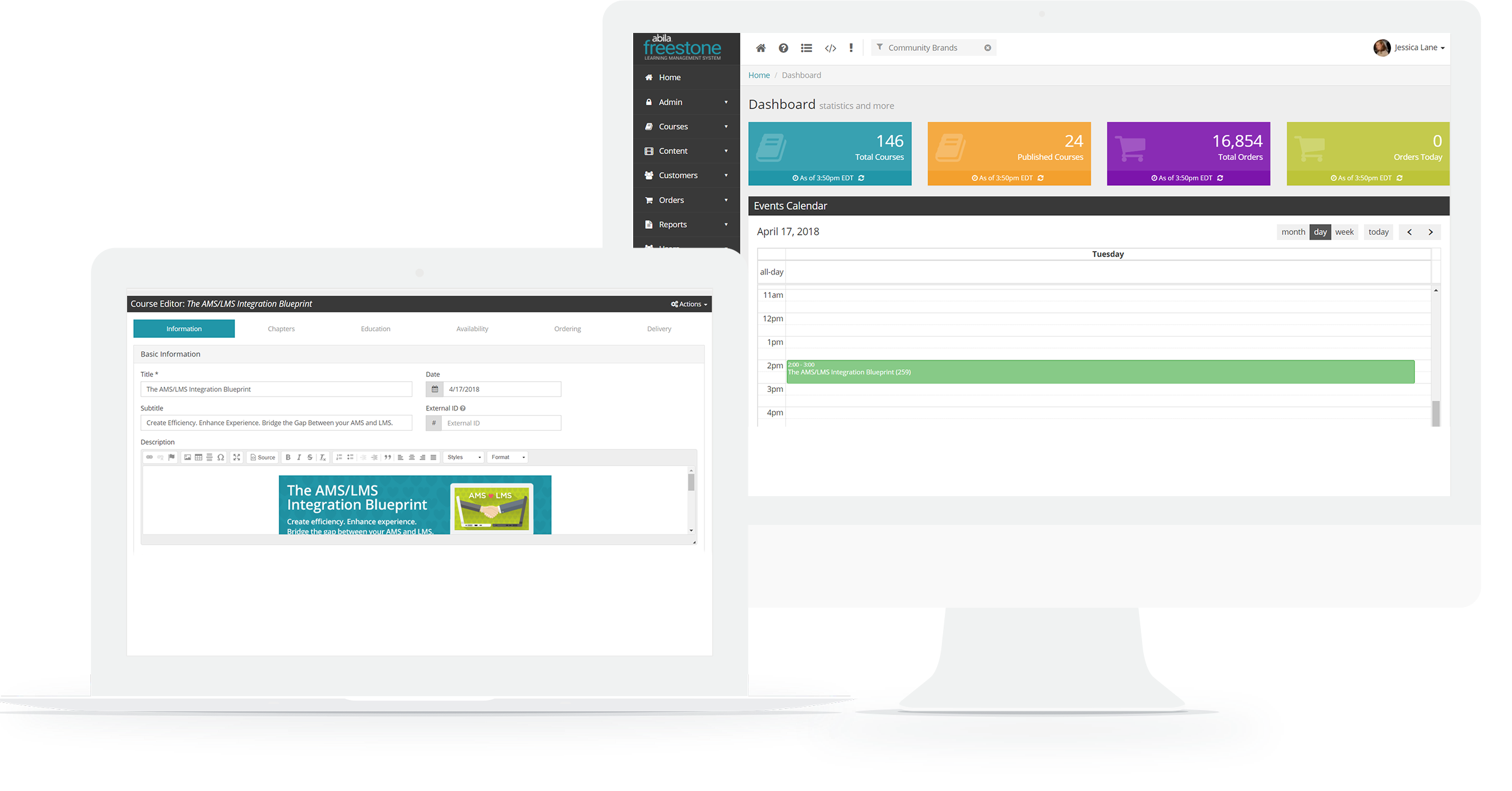 Streamline and manage online courses, and reduce admin tasks with a simplified, intuitive administrative experience with MyFreestone.