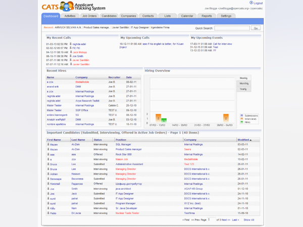 OpenCATS - Avis, notes, prix et abonnements - Capterra France 2022