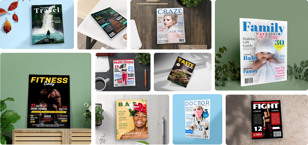 Create world class magazine covers that stop, hold and convert bypassers into loyal subscribers.