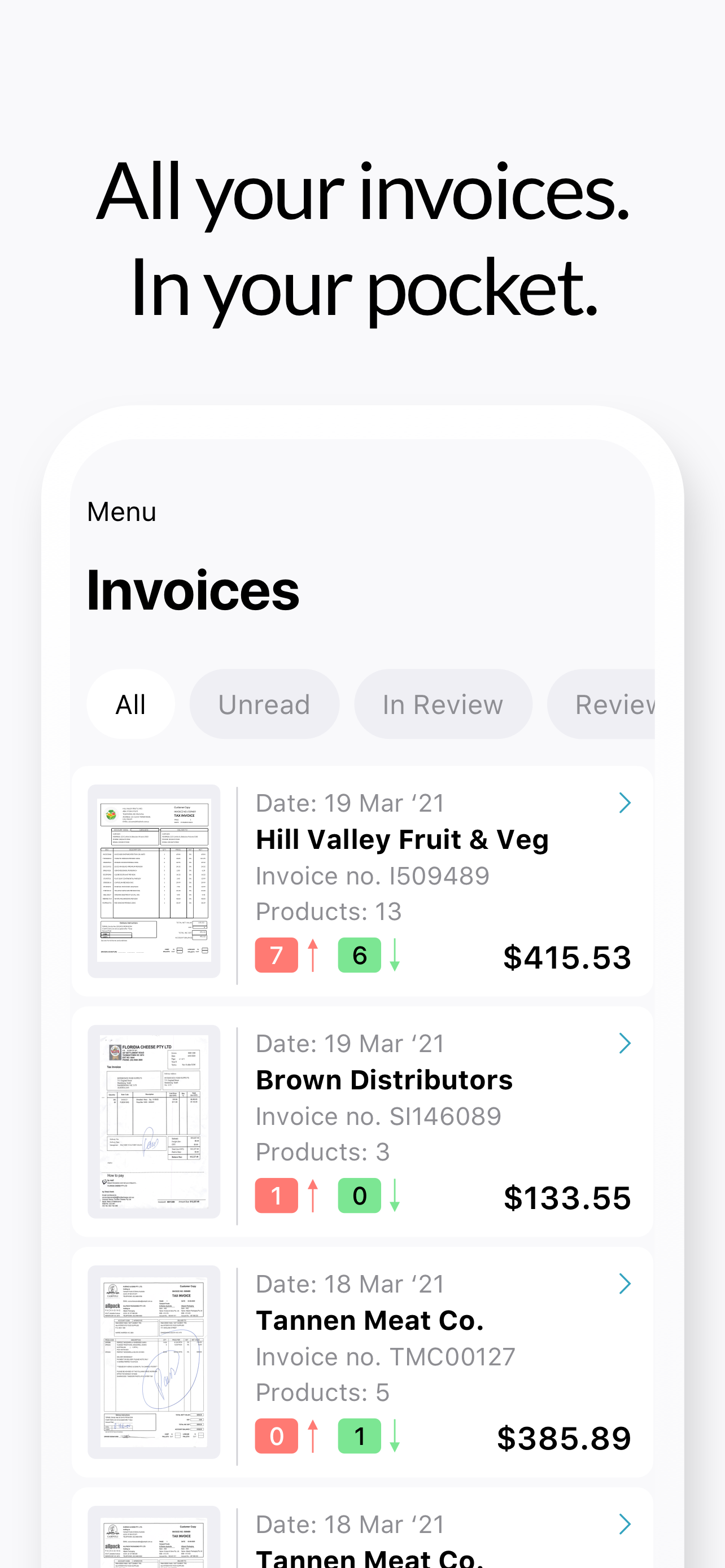 Pricebook Software - Find all your products across all your suppliers. See how much you paid for each product, when and from which invoice. Pricebook even extracts the SKU codes.