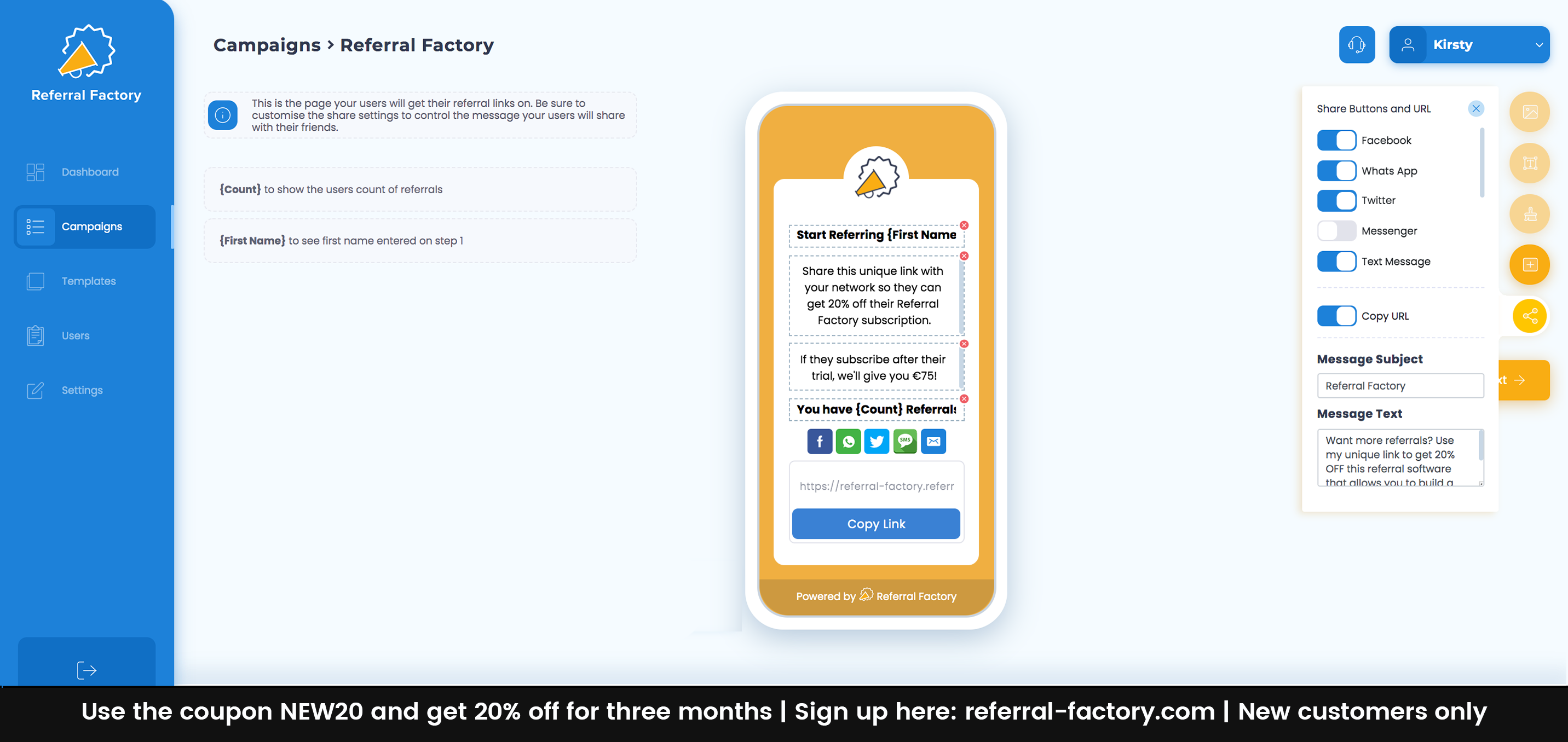 Campaign Builder To Build Referral Programs-thumb