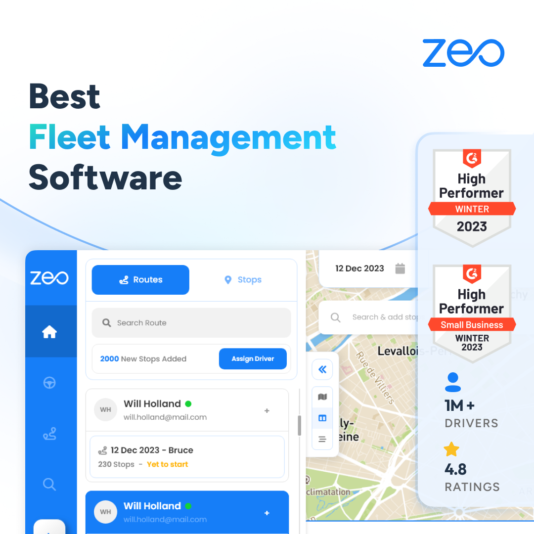 Zeo Route Planner Software - Best Route Planning and Fleet Management Software. Plan your routes better and Save up to 2 Hours on every trip.