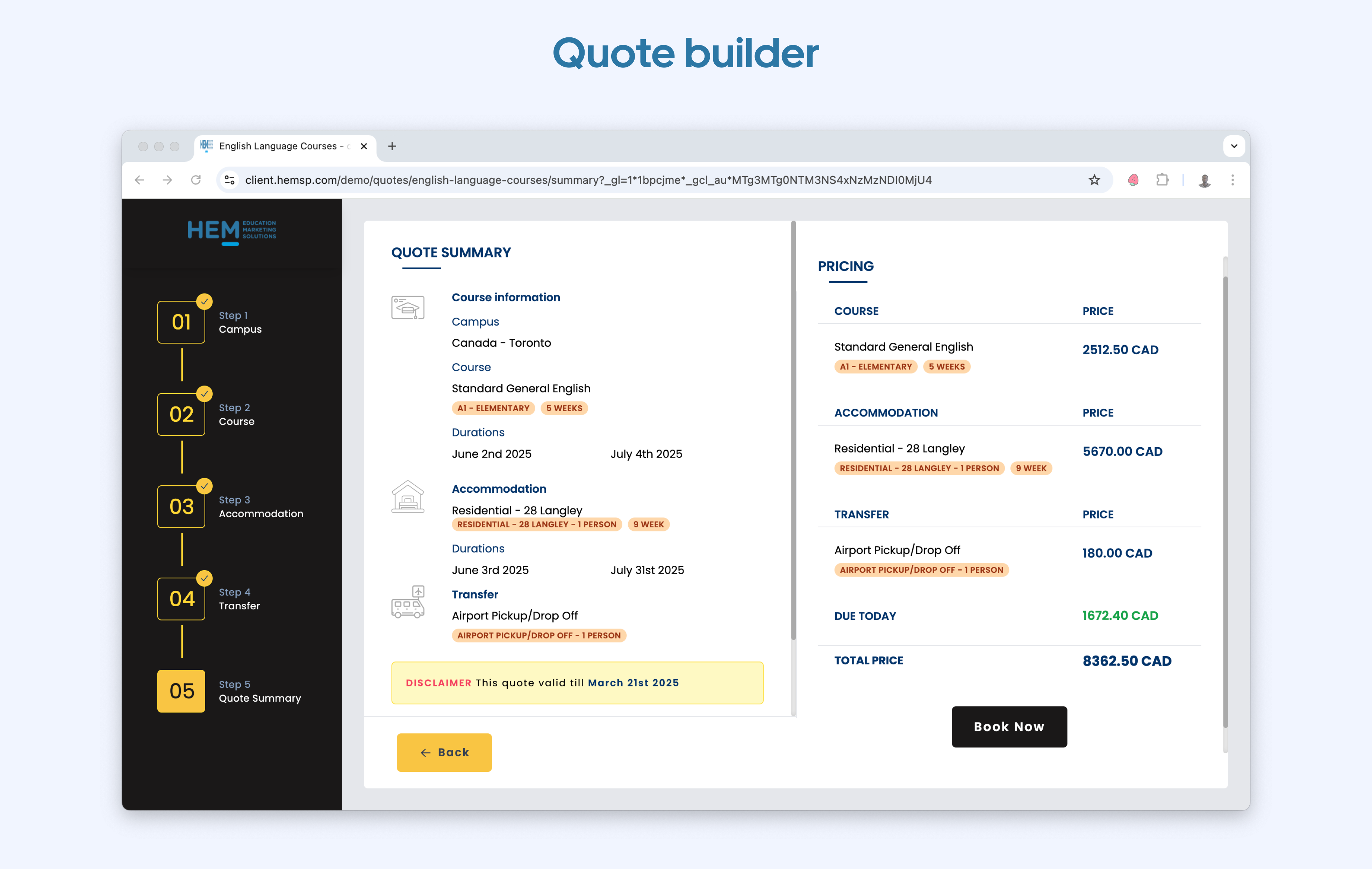 Student Application Portal Logiciel - 2