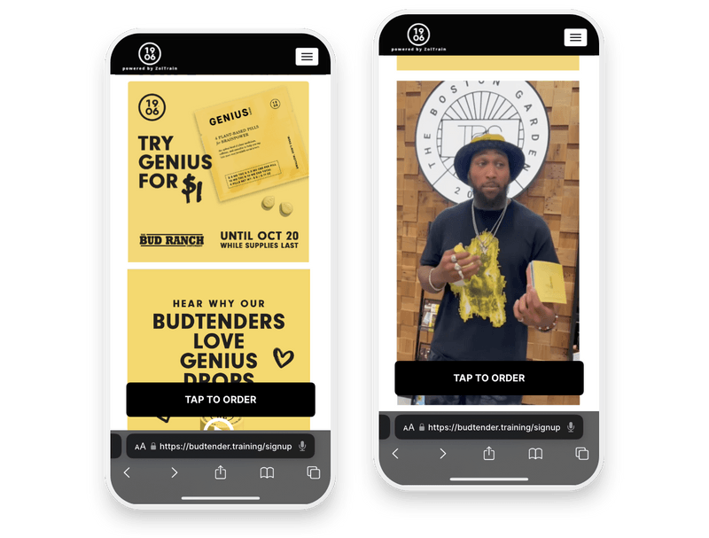 Happy Budtenders screenshot: Find and order the right products and take advantage of promos — right from your phone.