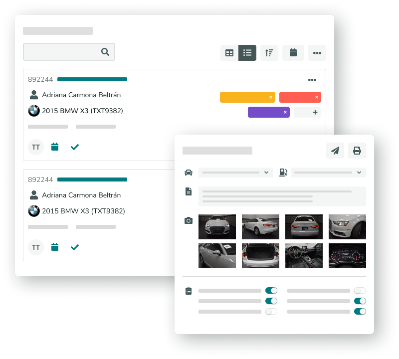 Karbook screenshot: Digital Vehicle Reception