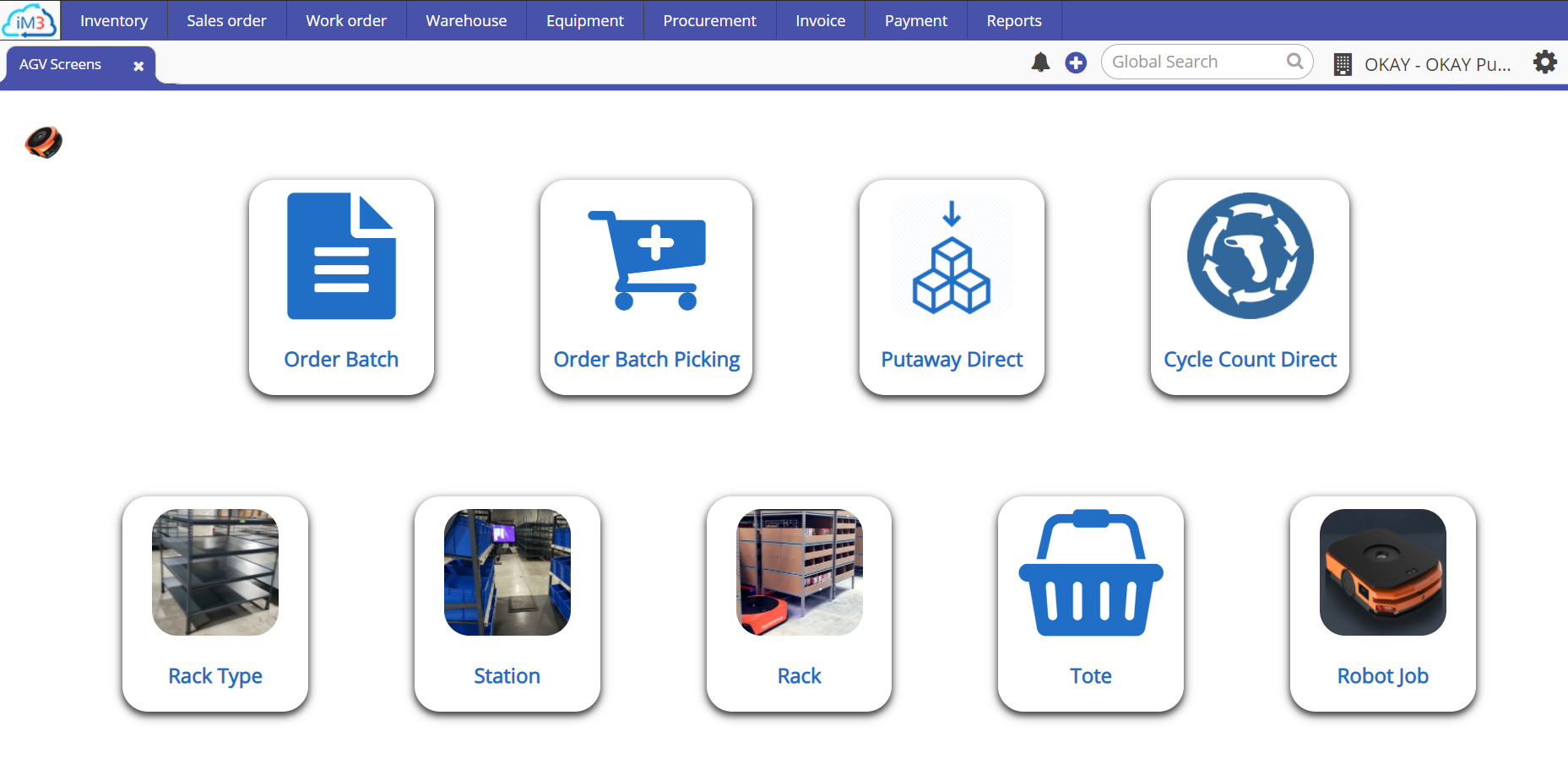 iM3 SCM Suite Software - Automated Warehouse Management: AGV Integration, Barcoding, Batch Picking.