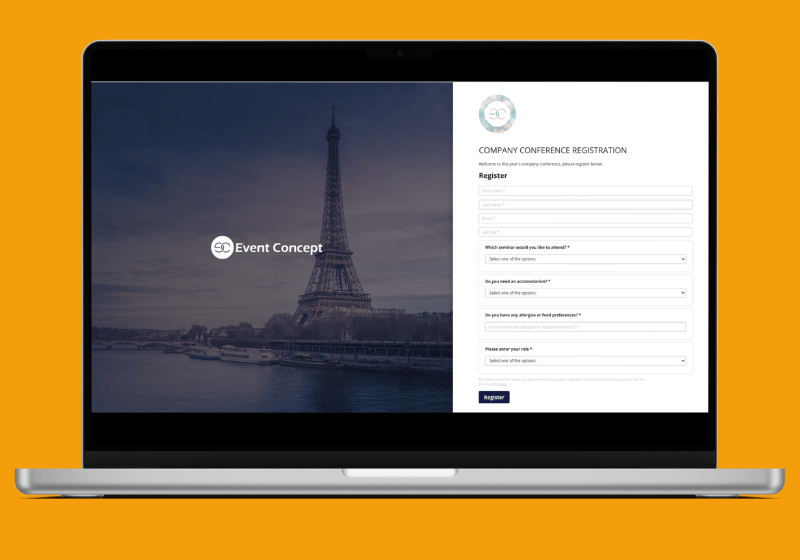 Ventla Software - Ventla Invite is an integrated registration tool designed to make the sign up process simple.  Available on mobile and web devices.