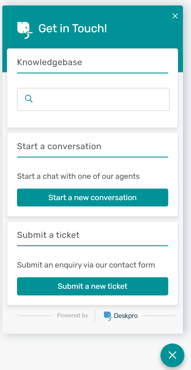 DeskPRO Software - Messenger Widget (Live Chat)