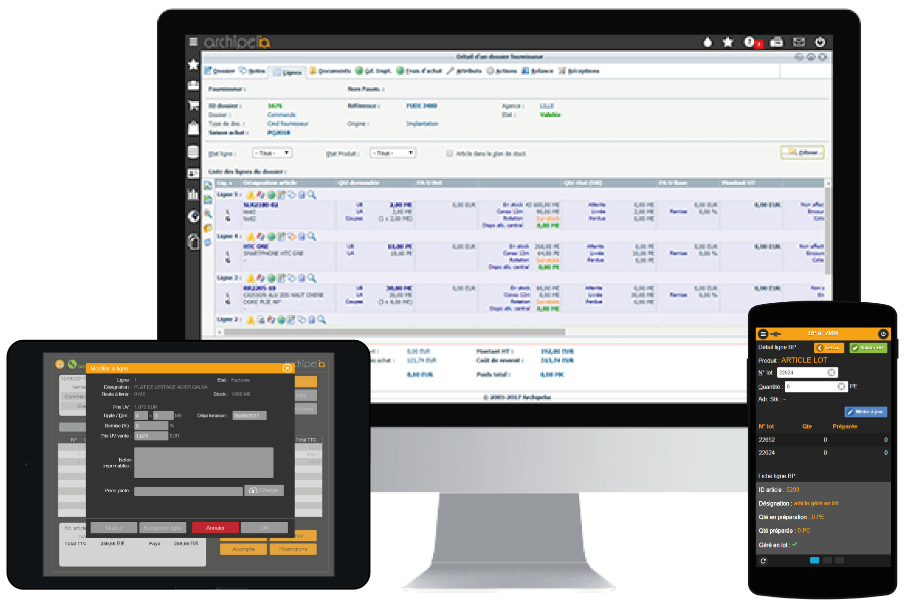 Archipelia Software - Mobile-optimized ERP software designed for wholesale trade, manufacturing and omnichannel trade SMEs