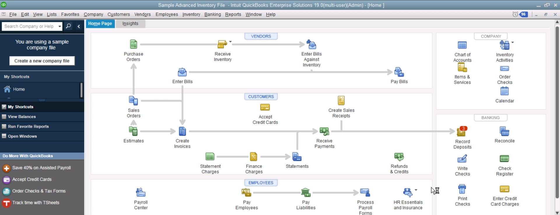 QuickBooks Enterprise Inventory File