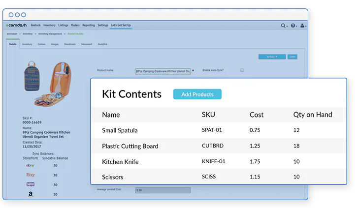ecomdash Software - Complex Inventory
