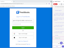 mabl Software - How to build tests using the mabl Trainer. In this example, we are testing the login flow of the Freshbooks web application. Each test step is created by interacting with your application and is recorded in the Trainer.