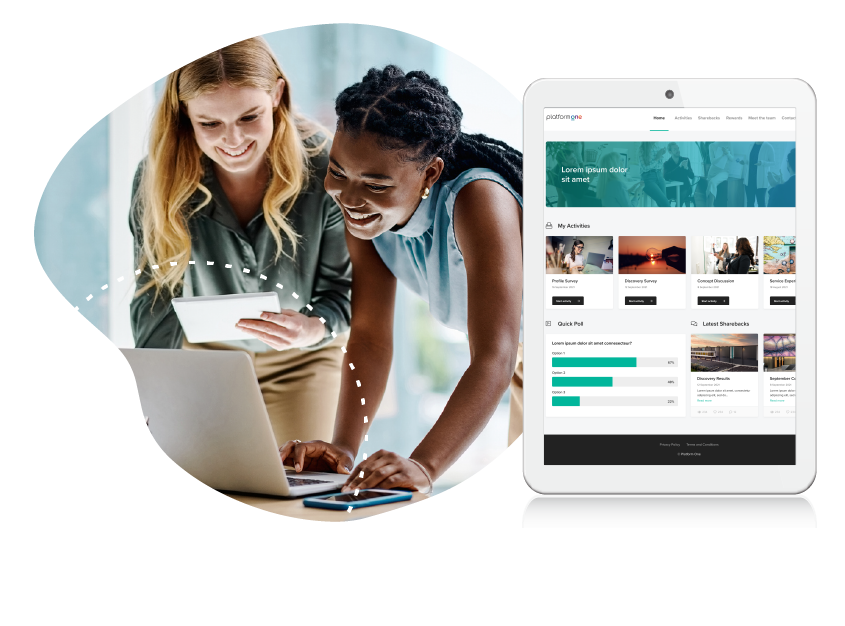 Platform One screenshot: Platform One dashboard