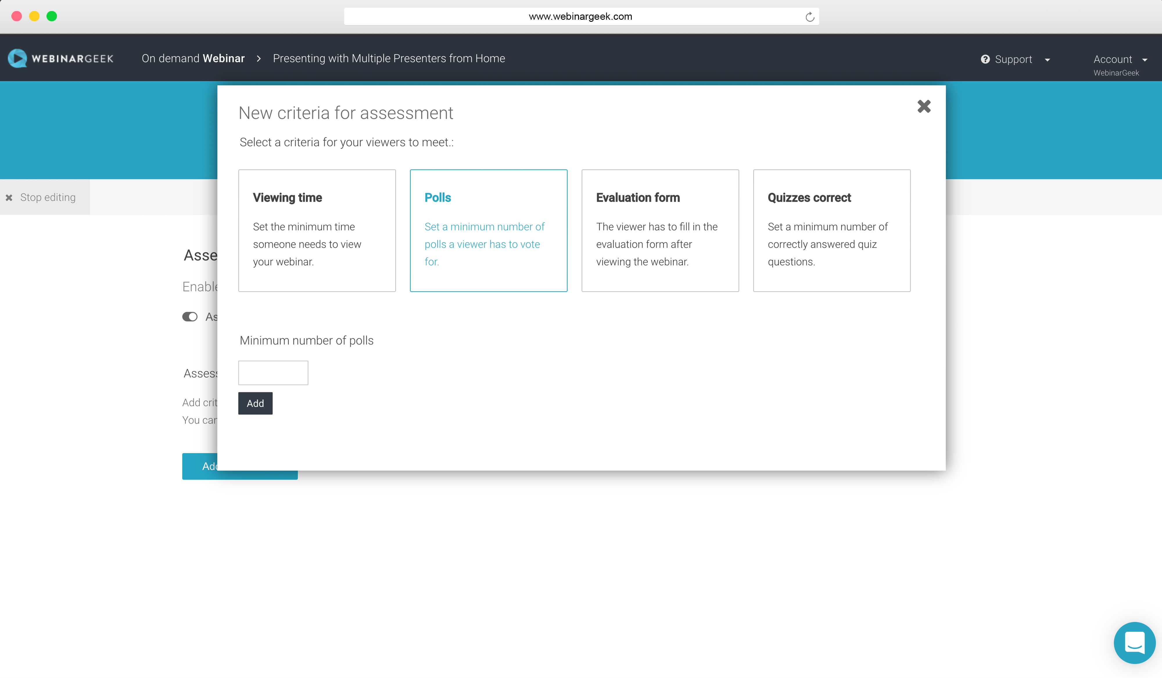 WebinarGeek Software - 2