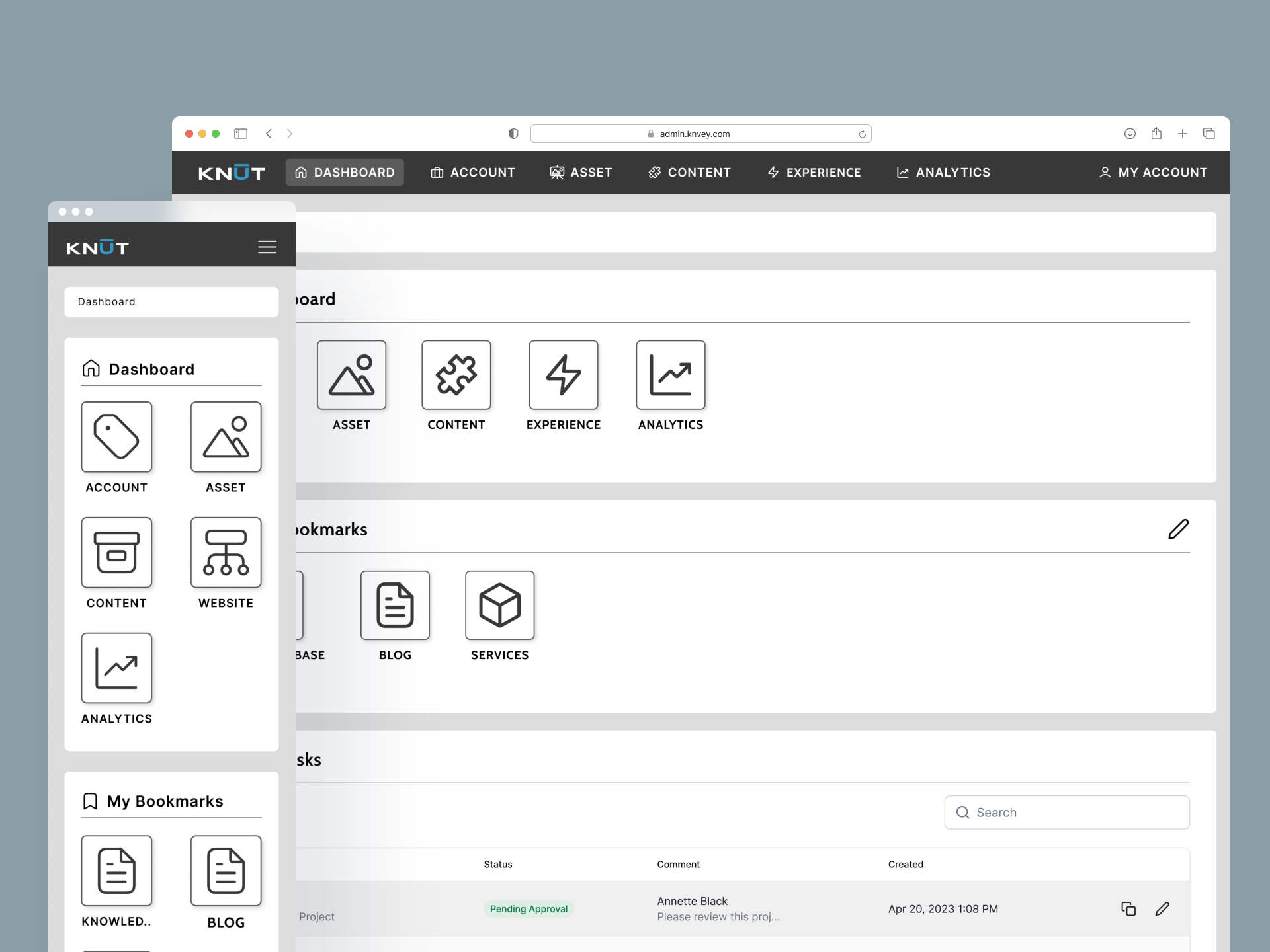 Admin Dashboard | The Intuitive KNVEY Admin Interface