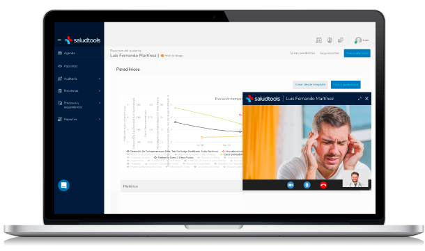 Saludtools screenshot: Telemedicina