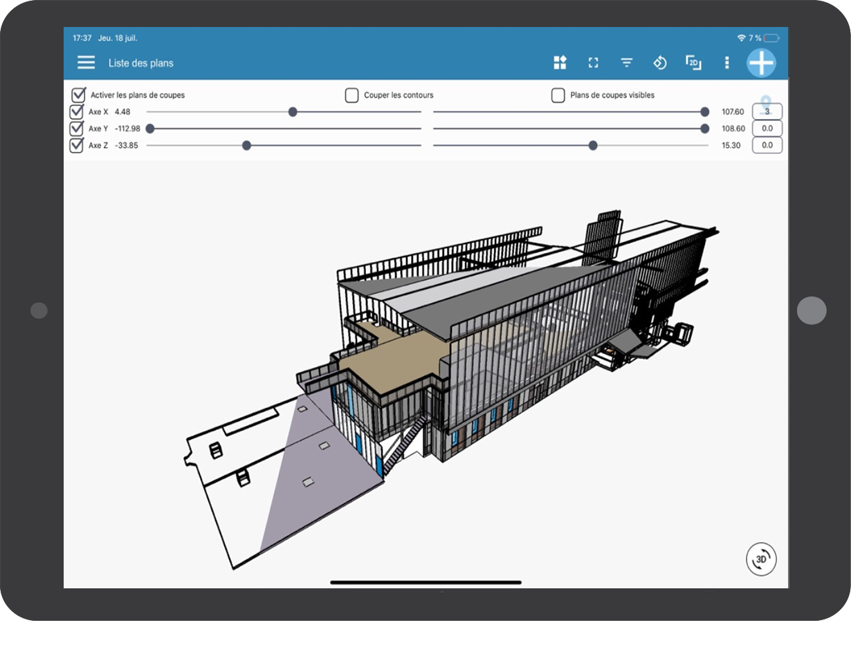 WIZZCAD BIM on mobile