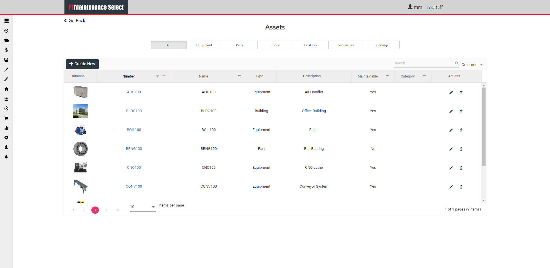 FTMaintenance Select Software - Asset Tracking and Management