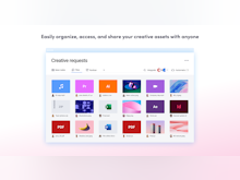 monday marketer Software - Easily organize, access, and share your creative assets with anyone