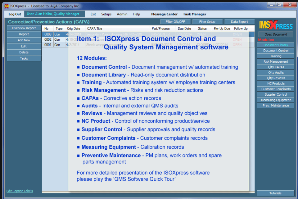 IMSXpress ISO 9001 Quality Management Pricing, Cost & Reviews ...