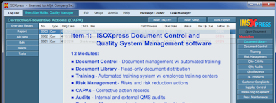 IMSXpress ISO 9001 Quality Management