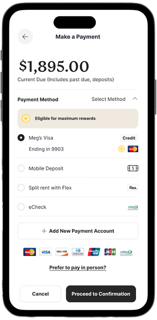 LOFT screenshot: LOFT payment