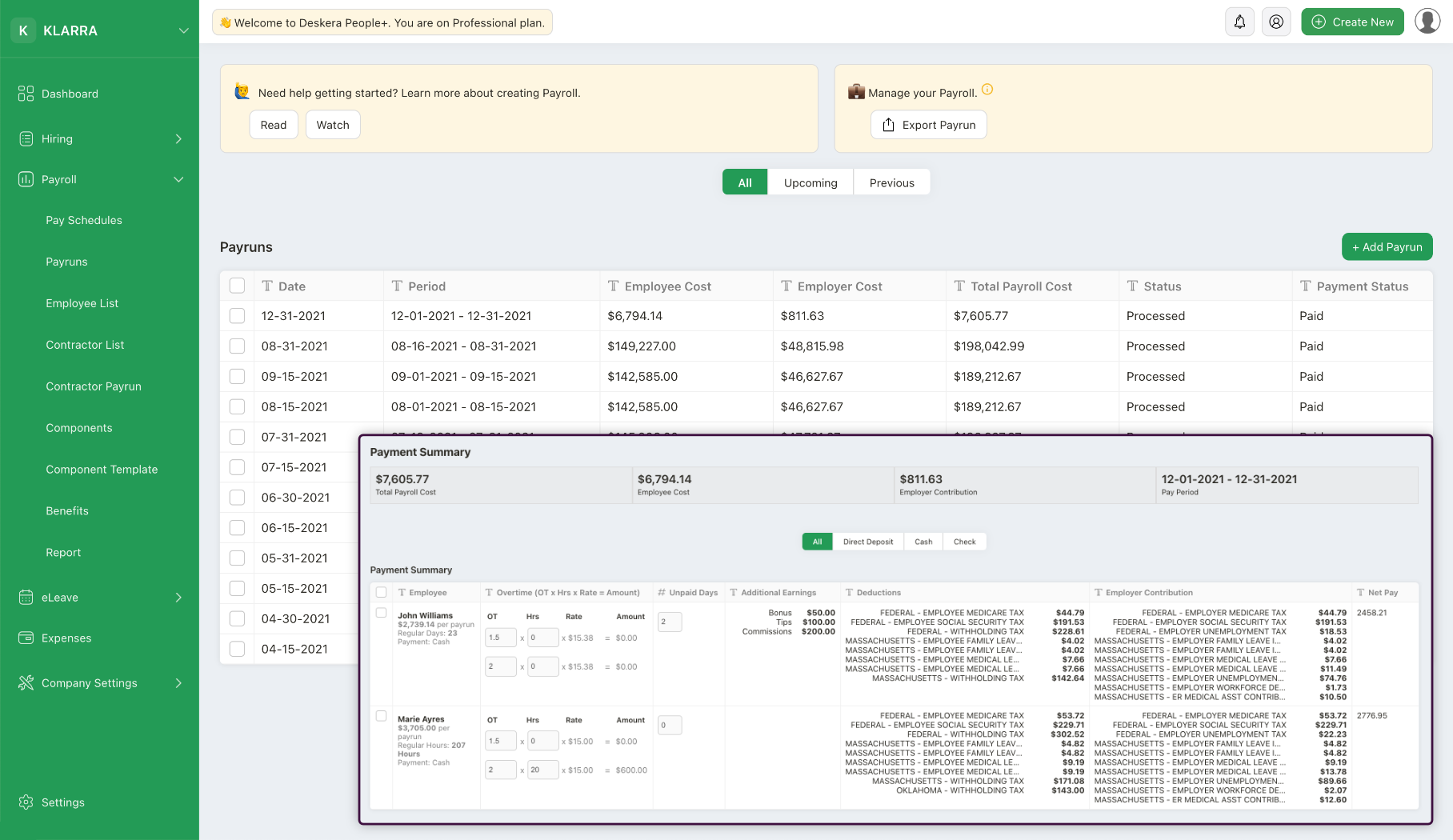 Deskera All-In-One Software - Complete HR Solution to Streamline Hiring, Payroll, Leaves, Attendance, and Expense Reporting Processes.