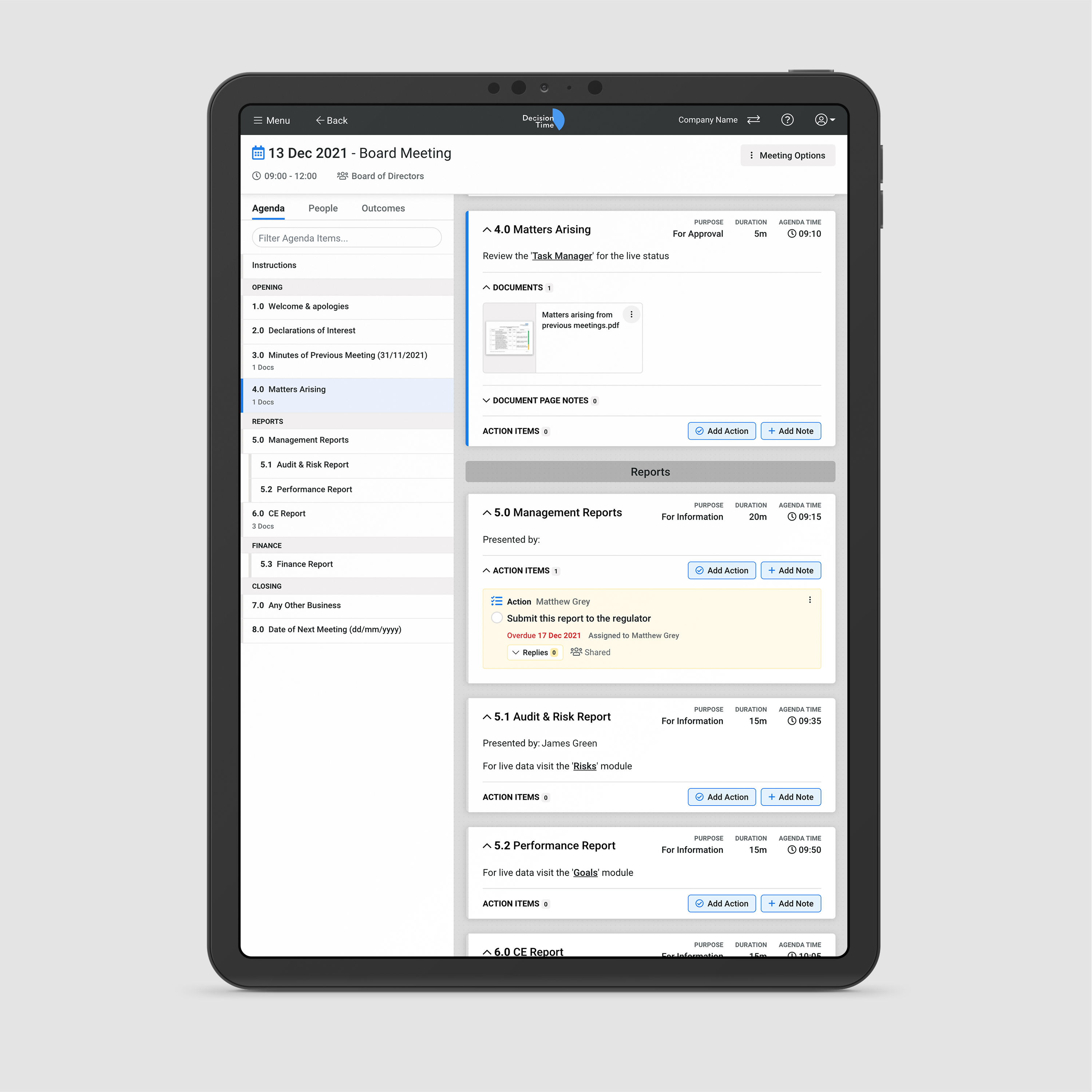 Decision Time Meetings Software - 4