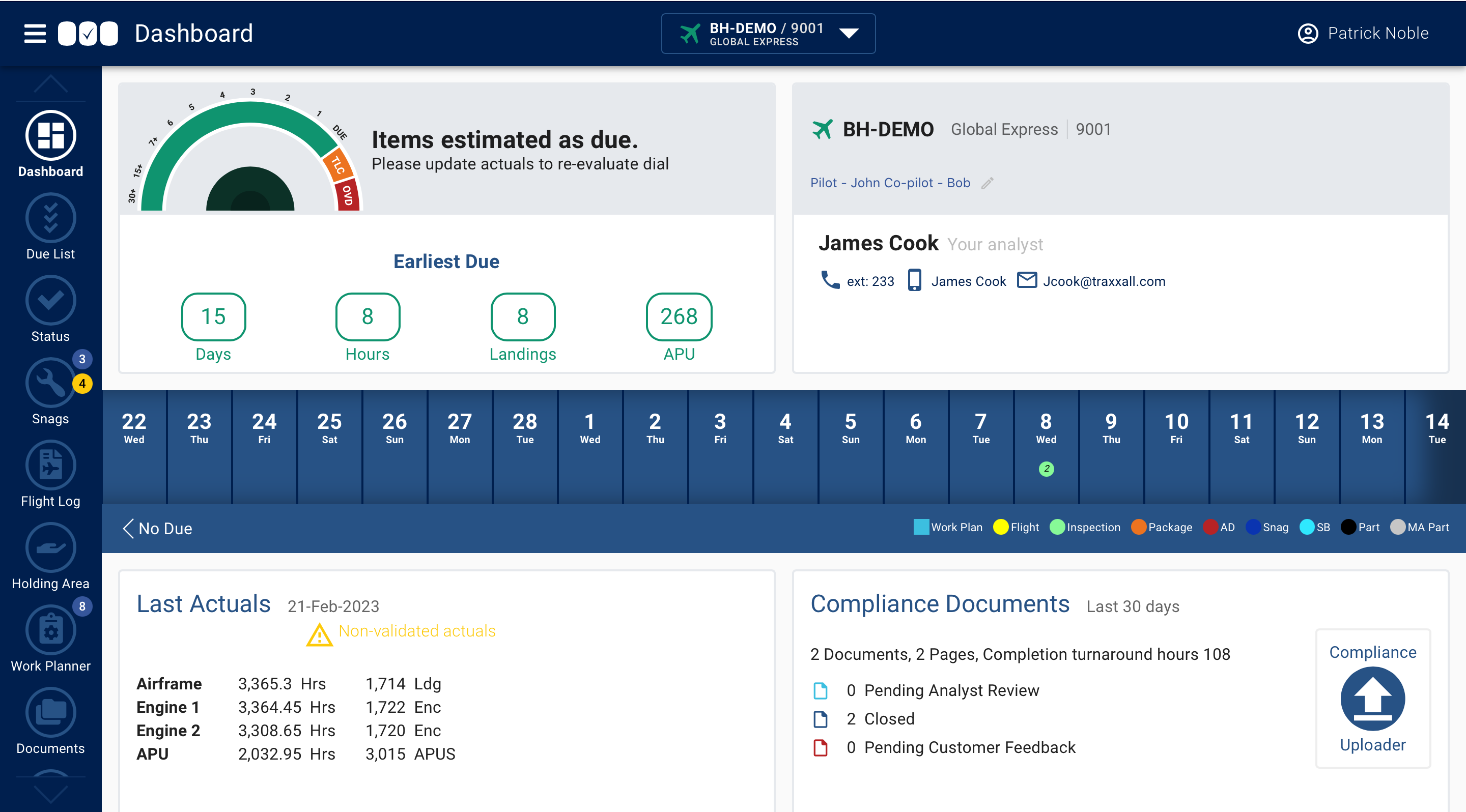 Traxxall Maintenance Tracking