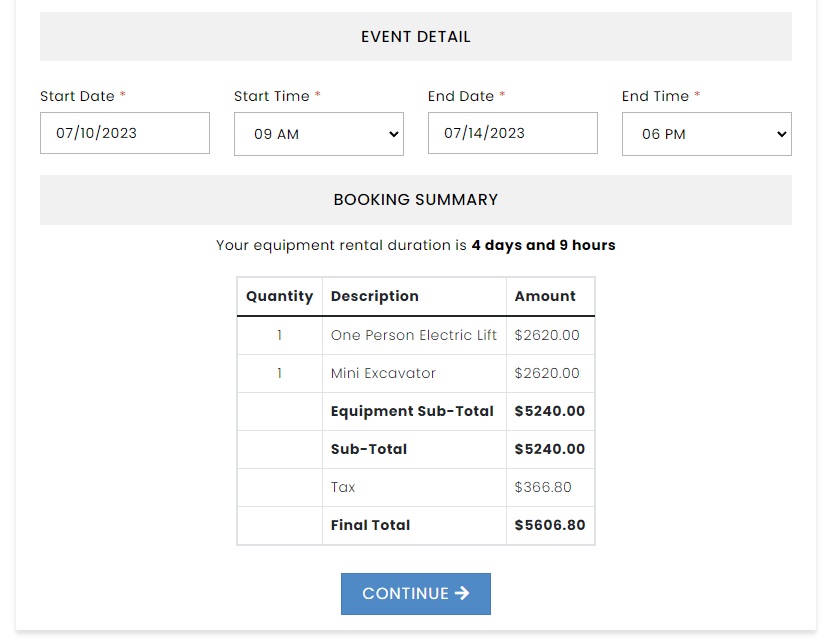 Real-time price updates as shopping cart is modified