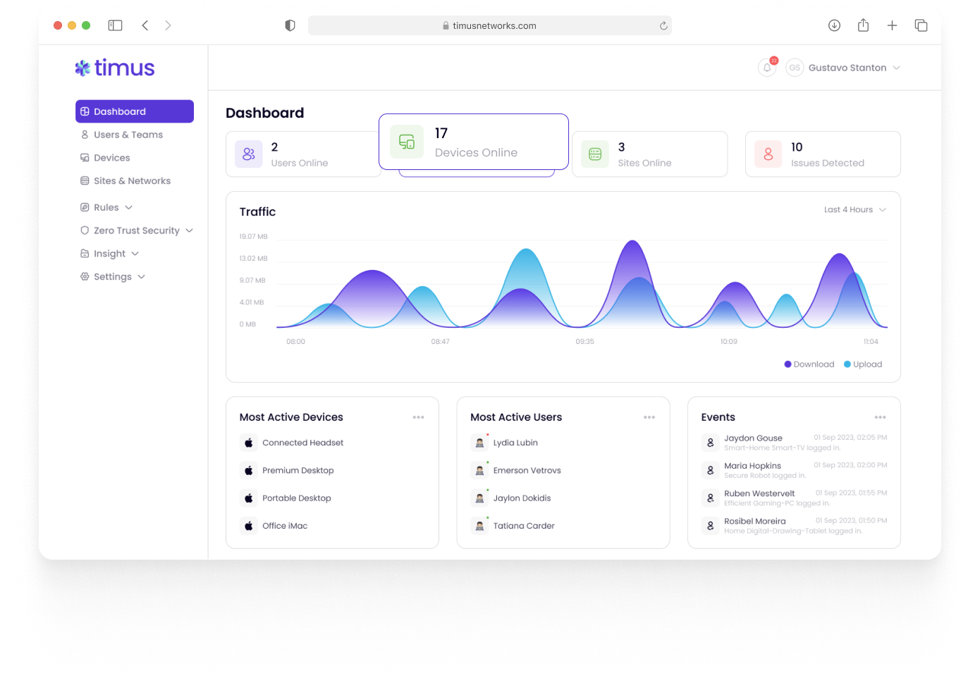Timus SASE screenshot