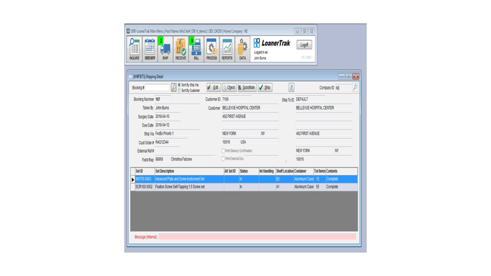 LoanerTrak Software - 2