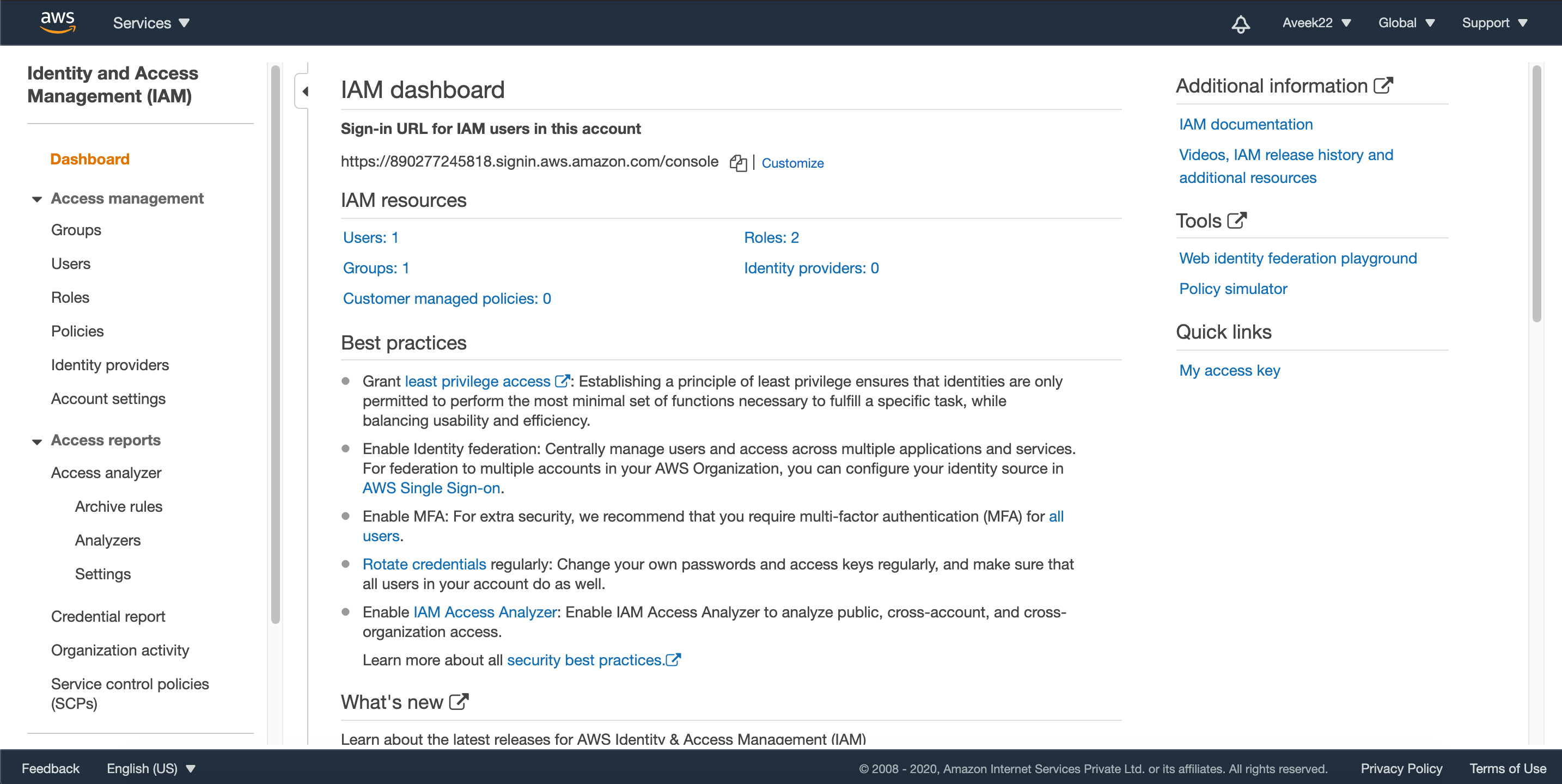AWS Identity and Access Management (IAM) Software - 1
